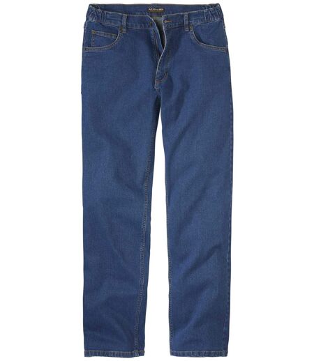 Men's Extra-Comfort Stretchy Blue Denim Jeans