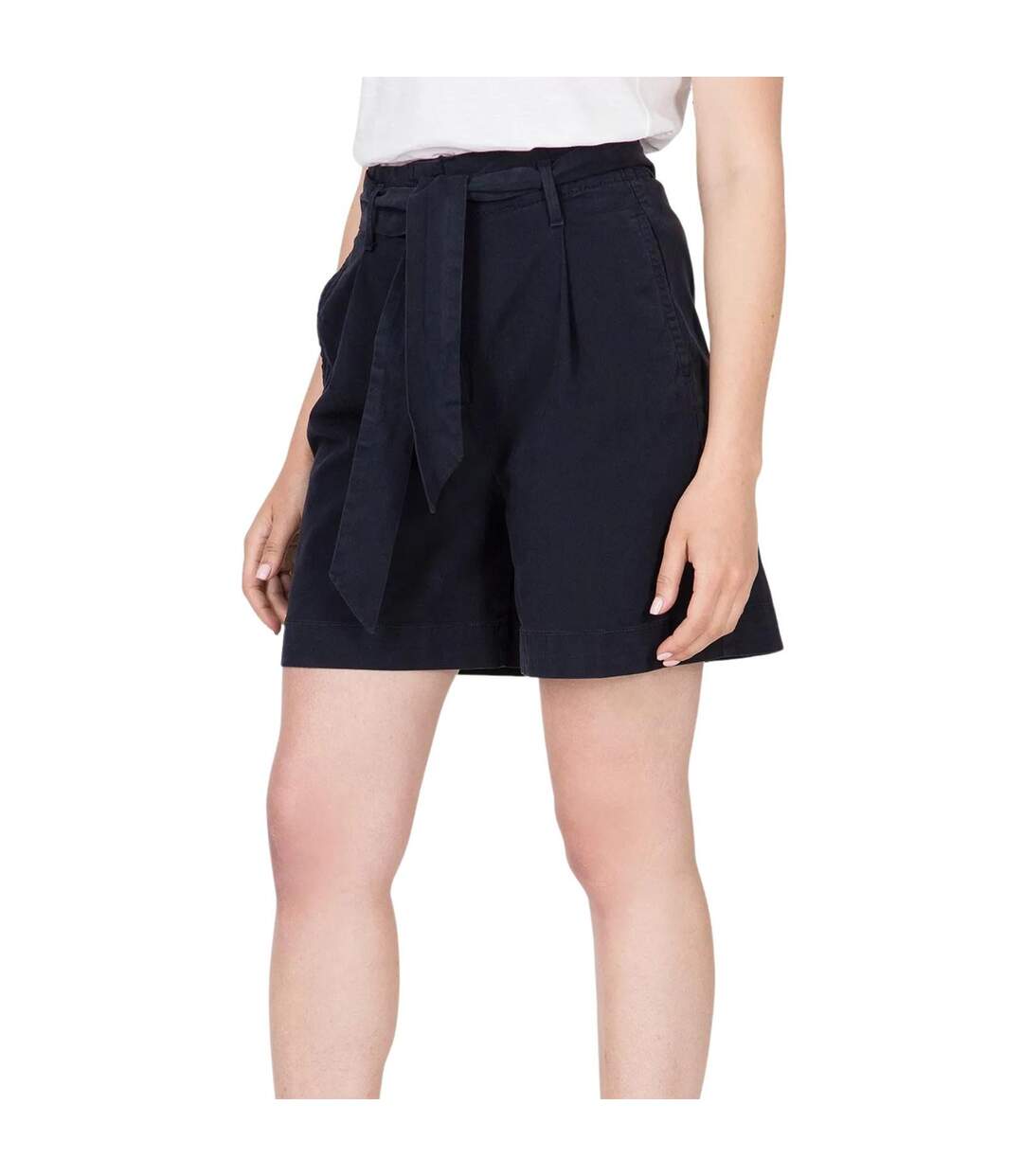 Short Femme Bleu Marine Foncé Tommy Hilfiger-4