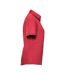 Womens/ladies Classic Polycotton Easy-care Short-sleeved Shirt Classic Red Russell Collection-3