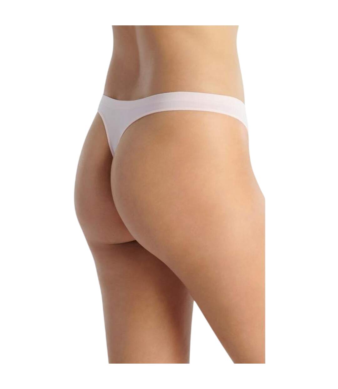 Lot De 3  Strings Femme Noir Vert Rose Adidas-2