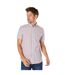 Mens grant checked short-sleeved shirt red Maine