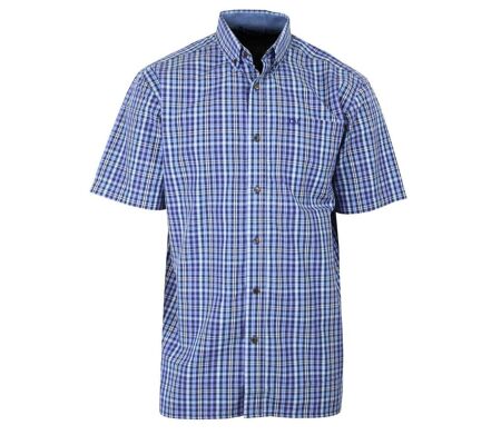 Chemise manches courtes 1 poche poitrine CH4014