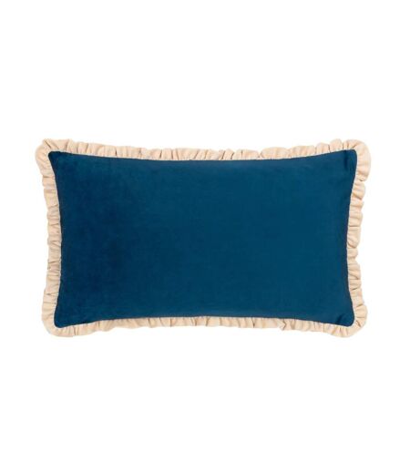 Cest la vie embroidered cushion cover 30cm x 50cm navy Furn