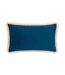 Cest la vie embroidered cushion cover 30cm x 50cm navy Furn