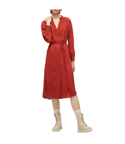 Robe Décontractée Dibanora Femme Rouge Boss