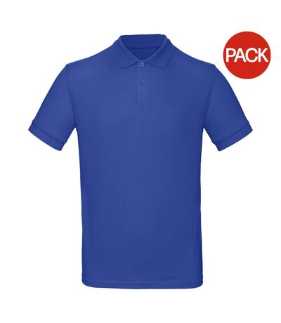 Polos homme bleu B&C