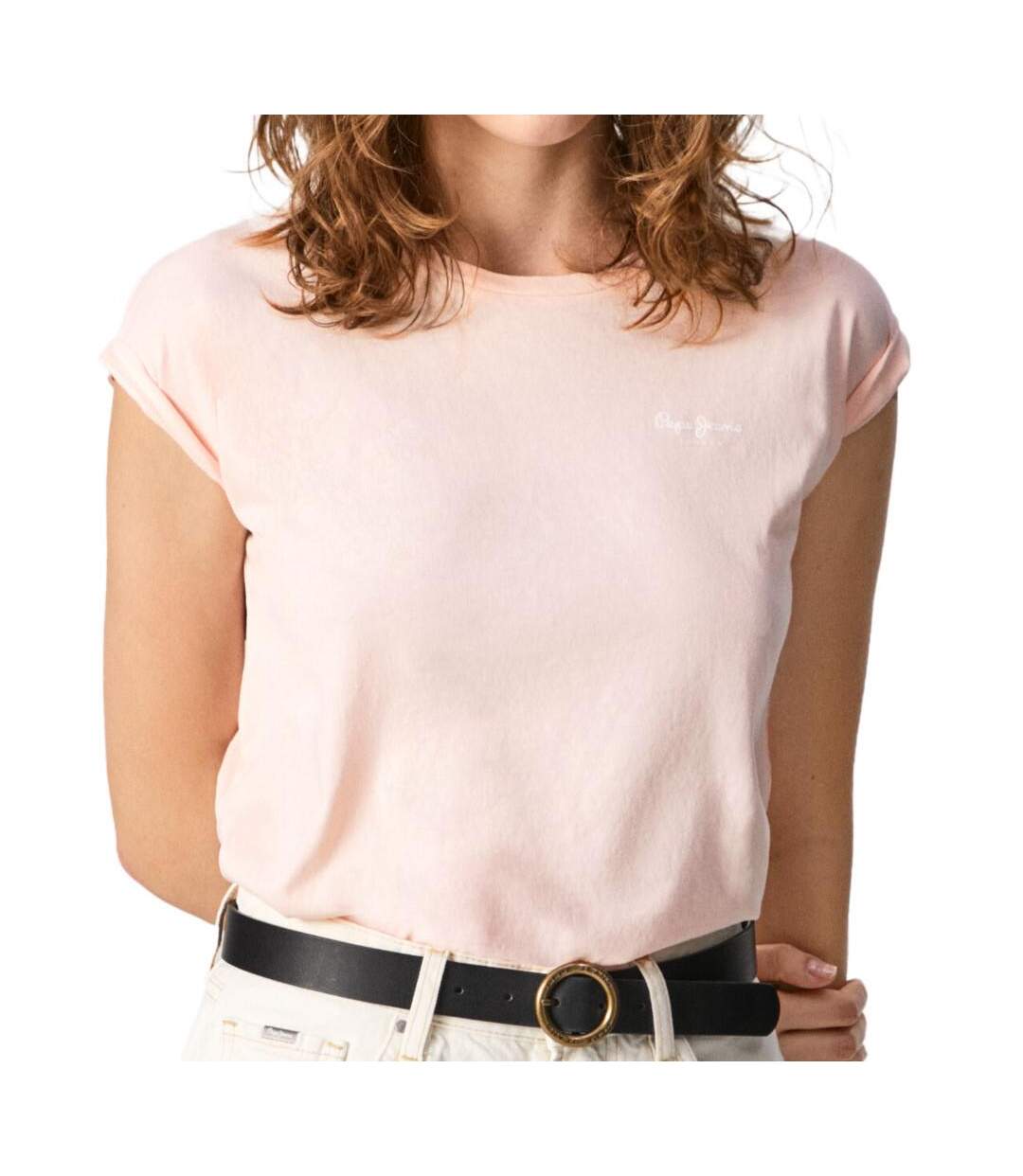 T-shirt Rose Femme Pepe Jeans Bloom - S-1