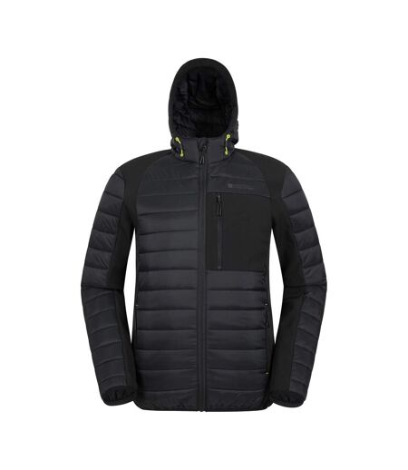 Mens Turbine Ii Softshell Padded Jacket Jet Black Mountain Warehouse