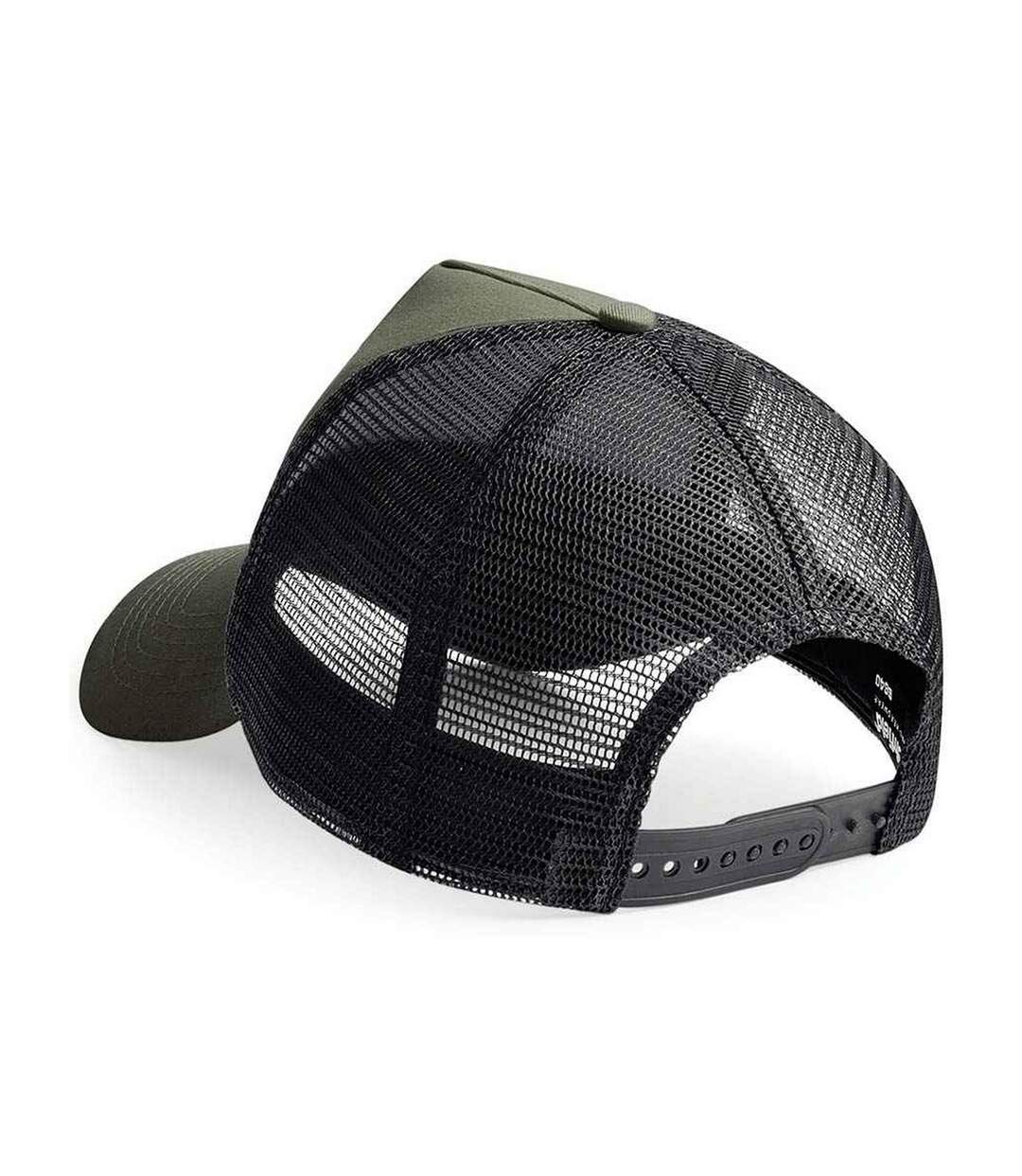 Casquette trucker adulte vert sombre / noir Beechfield-2