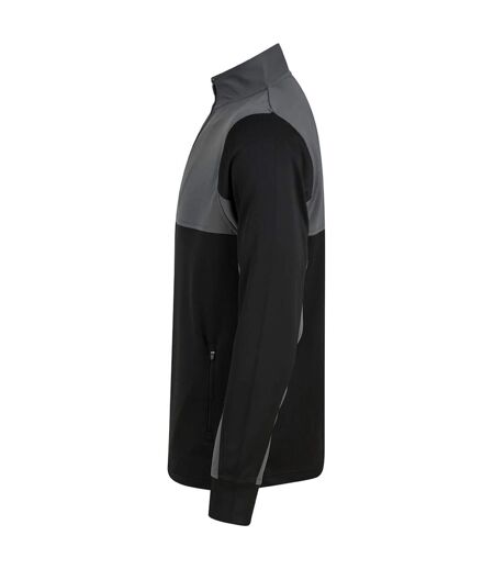 Haut De Survêtement Homme Noir Gris Foncé Finden & Hales