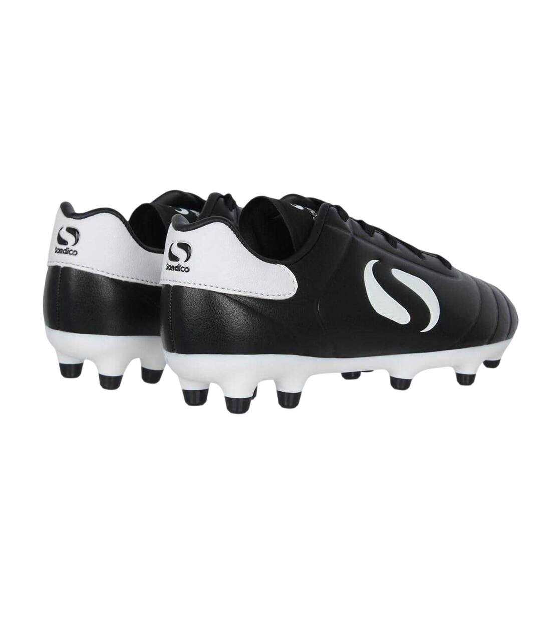 Chaussures De Foot Pour Terrain Ferme Strike Homme Noir Blanc Sondico-1
