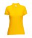 Fruit Of The Loom Womens Lady-Fit 65/35 Short Sleeve Polo Shirt (Sunflower) - UTBC384