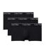 X3 boxers noir/blanc homme calvin klein jeans low rise trunk-1