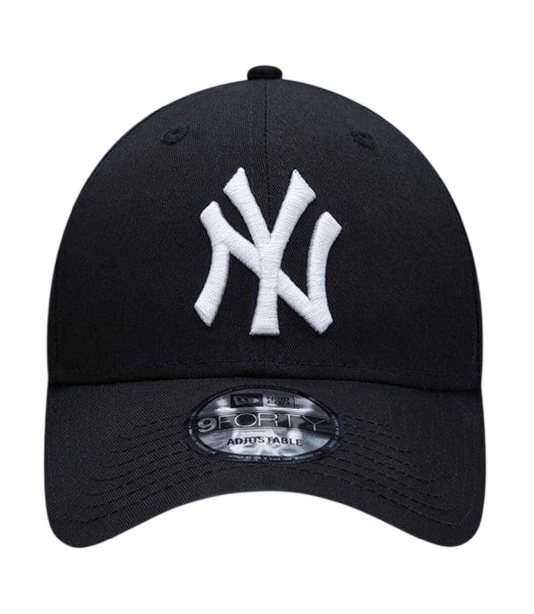 Embroidered Logo Adjustable Baseball Cap Navy New Era-3