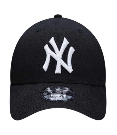 Embroidered Logo Adjustable Baseball Cap Navy New Era