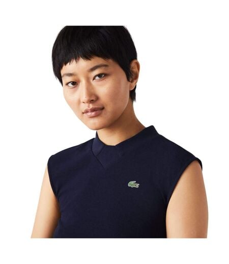Polo Golf Femme Bleu Marine Lacoste