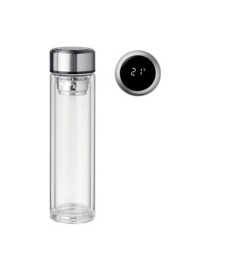 Pole glass thermometer water bottle one size transparent MidOcean