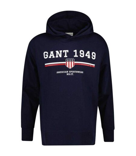 Sweat À Capuche Avec Cordons Motif/style Imprimé Graphique Homme Bleu Sombre Gant
