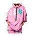 Sweat rose/vert homme kaporal vank-1