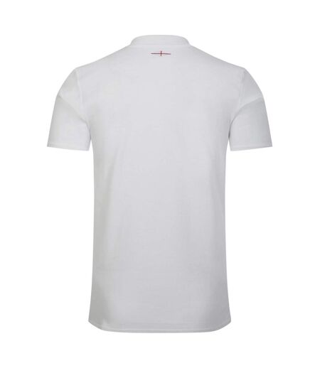Umbro Mens 23/24 England Rugby CVC Polo Shirt (Brilliant White/Foggy Dew)