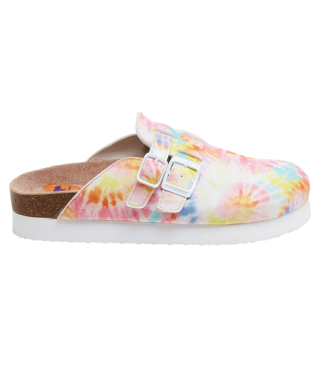 Womens/ladies abelplus tucker tie dye mules pastel/multicoloured Rocket Dog-3