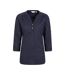 Mountain Warehouse Womens/Ladies Petra Relaxed Fit 3/4 Sleeve Shirt (Navy) - UTMW358