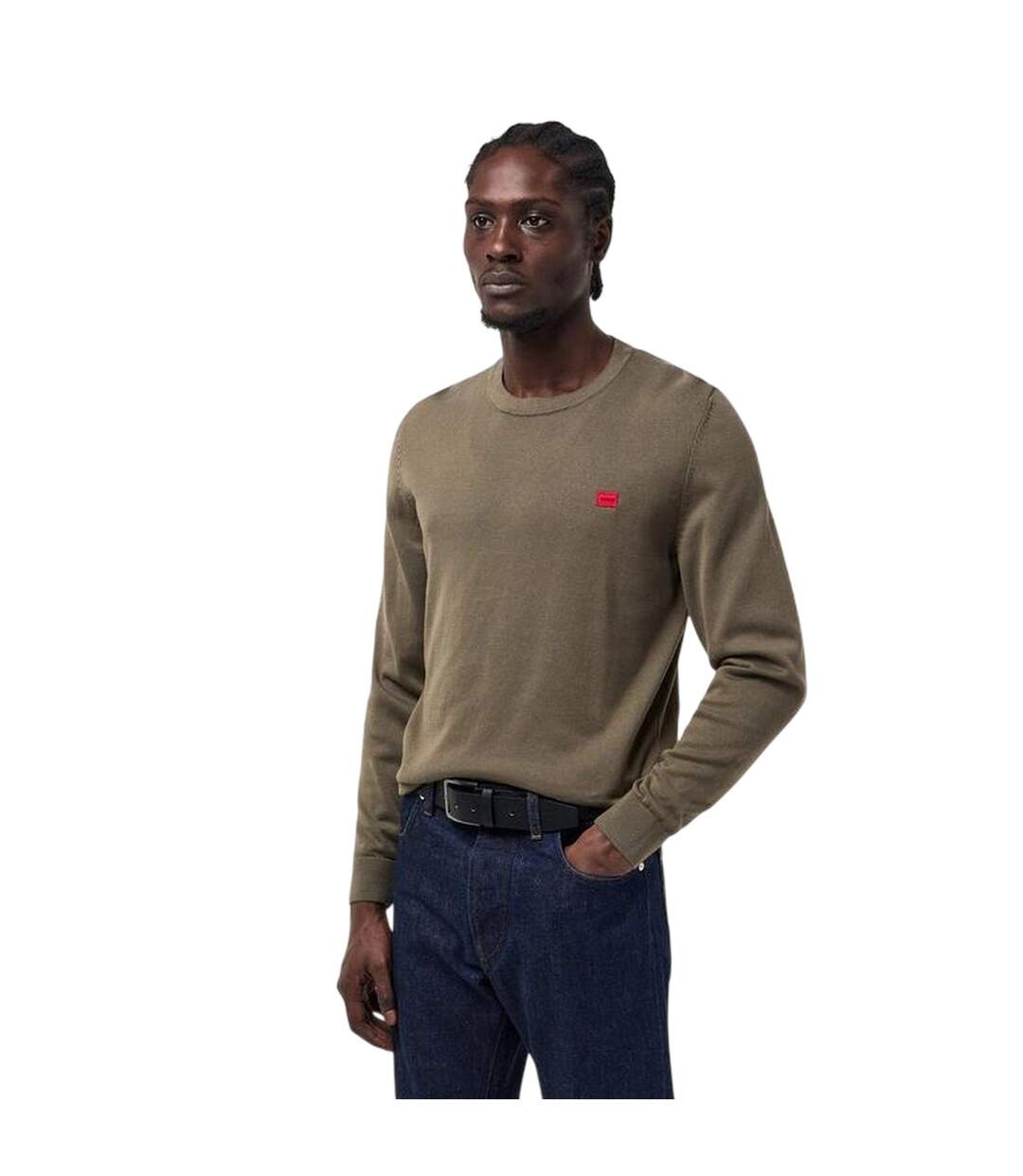 Mens Cassius C Jumper Medium Grey Hugo Boss-4