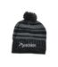 Bonnet À Pompon Noir Gris Precision-1