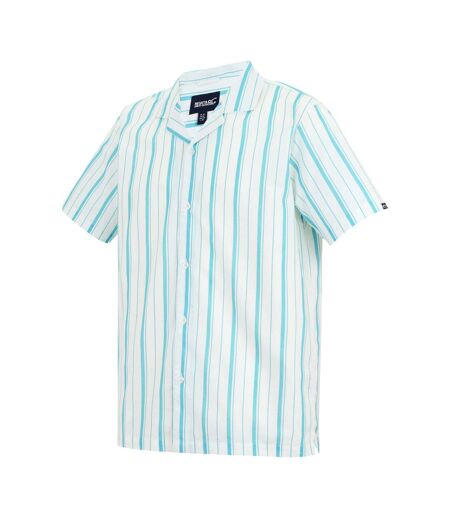Chemise Motif/style Rayé Hadlin Homme Blanc Bleu De Gris Regatta