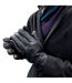 Homme Gants Cuir en Noir | THMO | Doublés Polaire Gants Thinsulate Chaudes-4