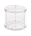 Plateau Rotatif 2 niveaux Selena 26cm Transparent-1