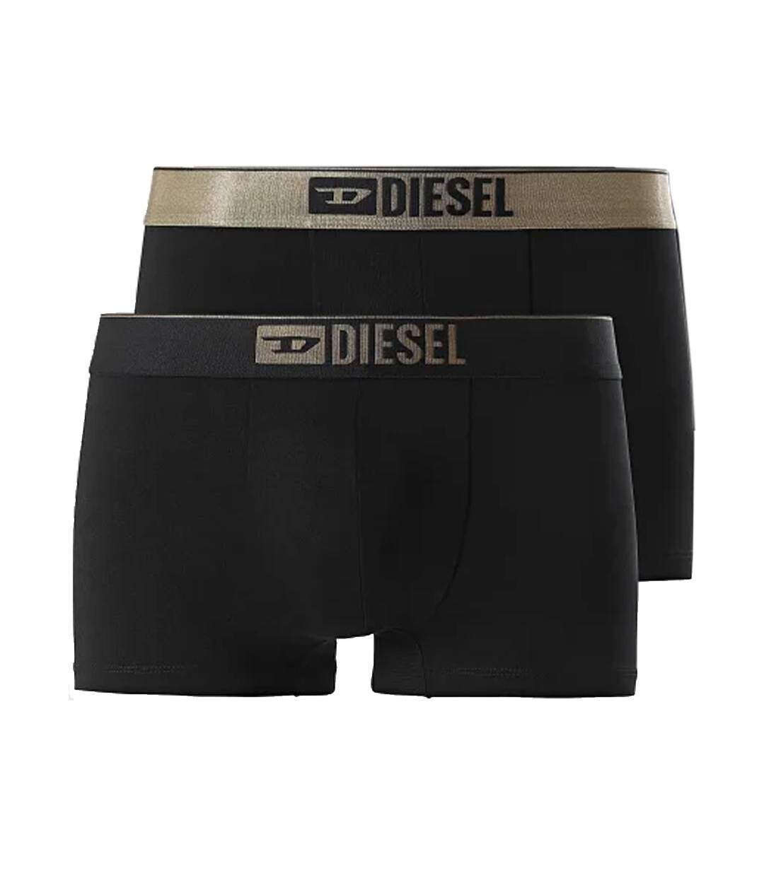 x2 boxers noir/doré homme diesel damien-1