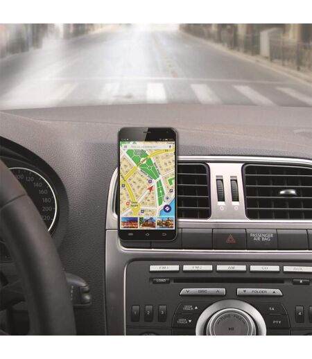 Support Smartphone Aimanté Voiture 4cm Noir