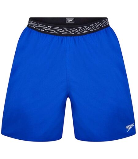 Short De Bain À Taille Élastiquée Motif/style Uni Et Logo Hyper Boom Homme Bleu Speedo