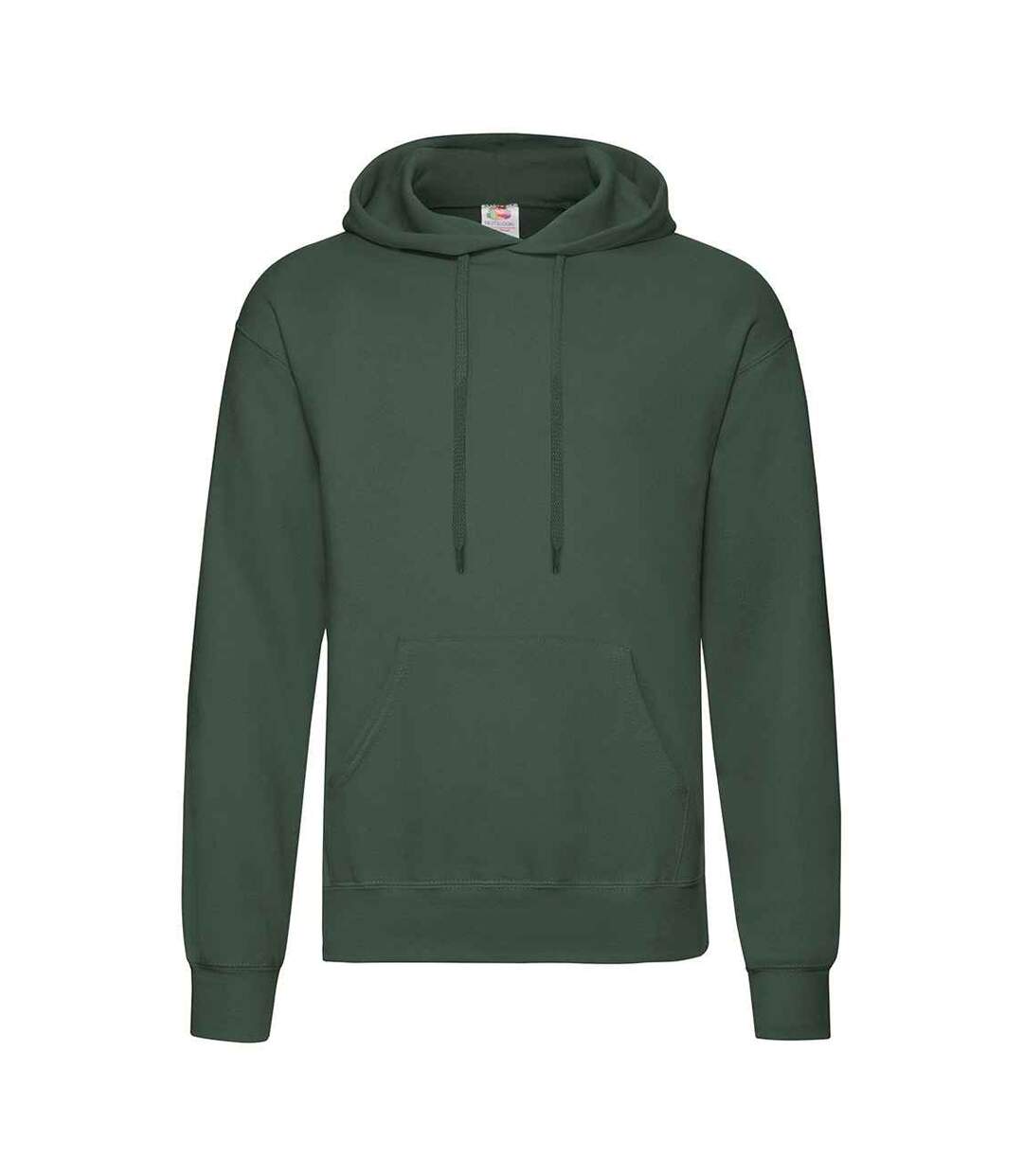 Sweat À Capuche Classic Adulte Vert Bouteille Fruit Of The Loom-1