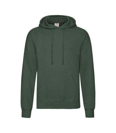 Sweat À Capuche Classic Adulte Vert Bouteille Fruit Of The Loom