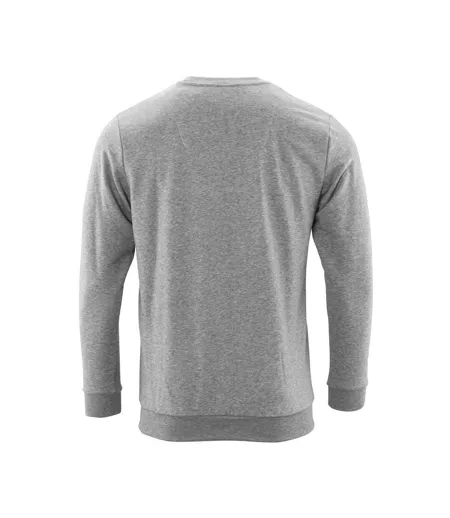 Sweatshirt Crossover Pour Hommes Gris Tacheté Mascot