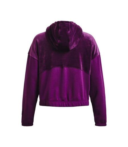 Womens/ladies journey fleece hoodie purple Under Armour