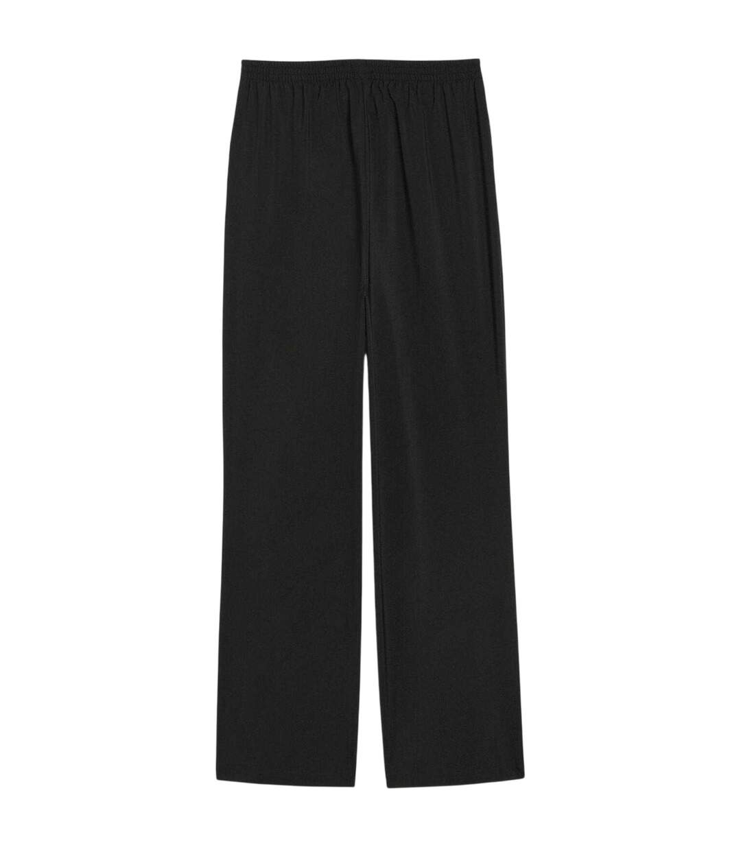 Womens/ladies Fashion Knitted High Waist Tracksuit Bottoms  Black Puma-3