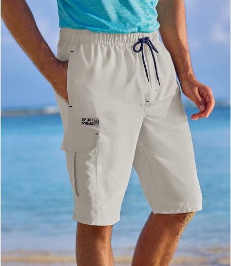 Lot de 2 Bermudas Microfibre Confort 