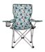 Childrens/kids joejoe tropical leaves camping chair one size multicoloured Trespass-1