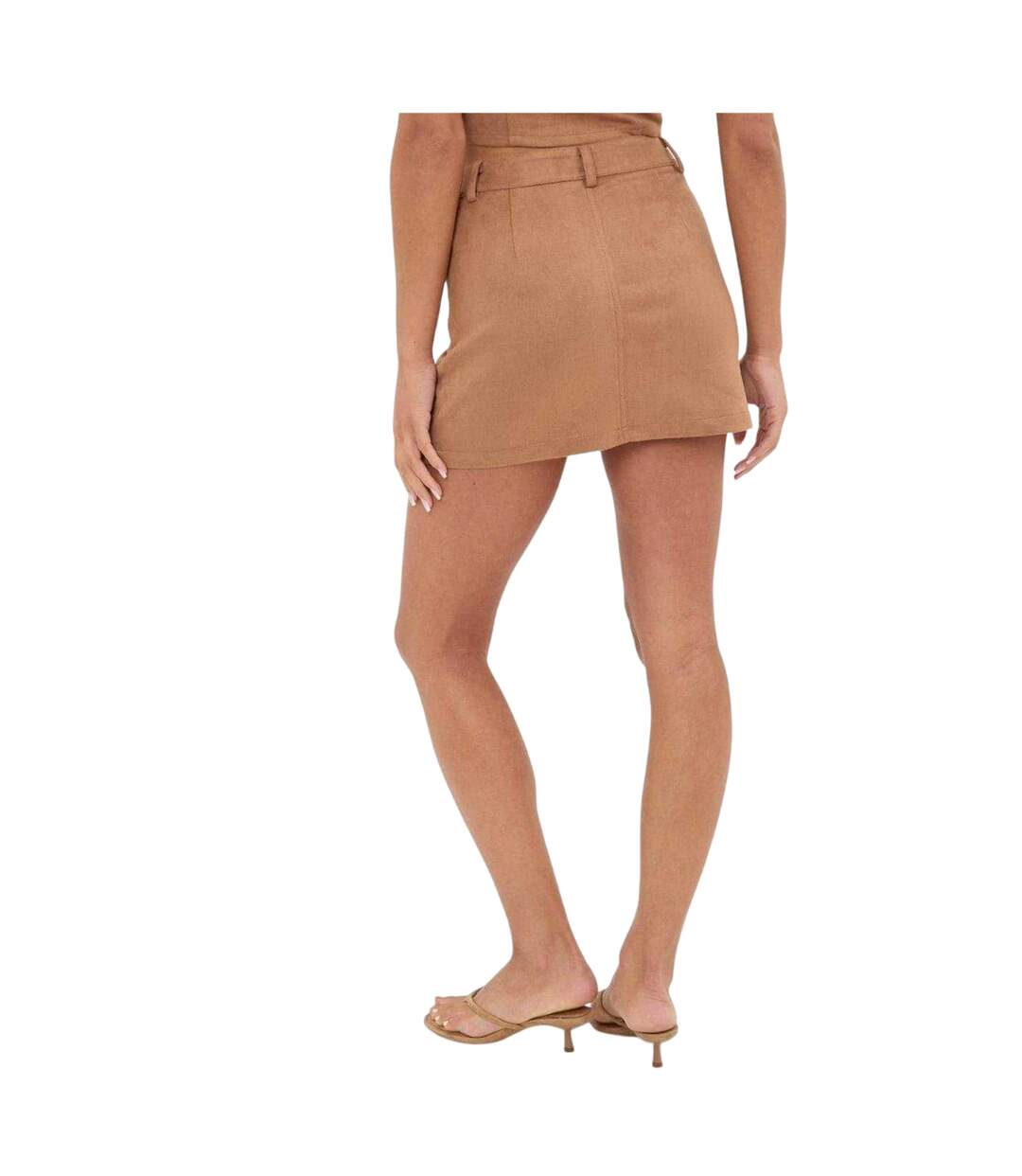 Mini Jupe Skirta Femme Marron I Saw It First-3