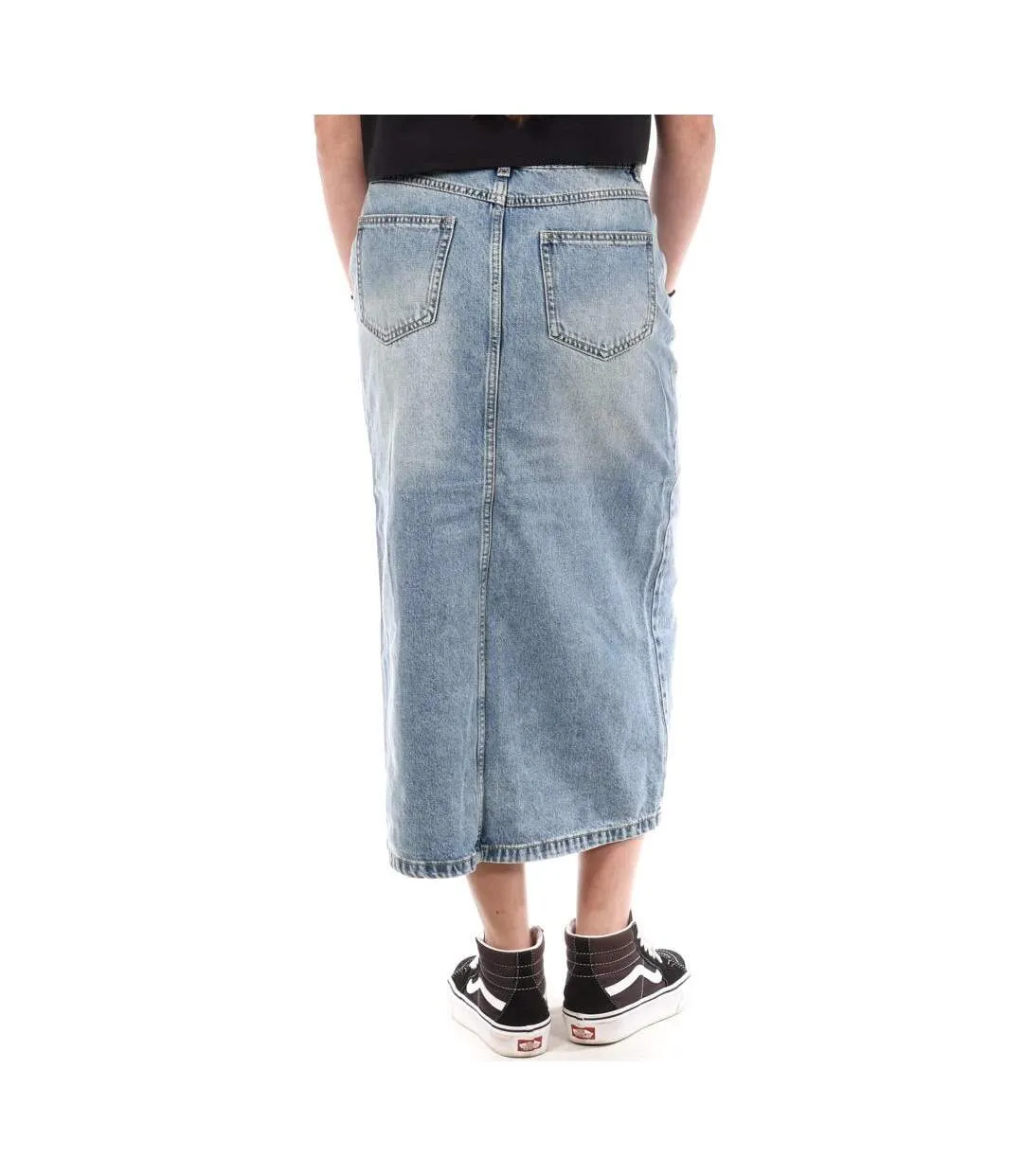 Jupe longue bleu femme jennyfer dapone-2
