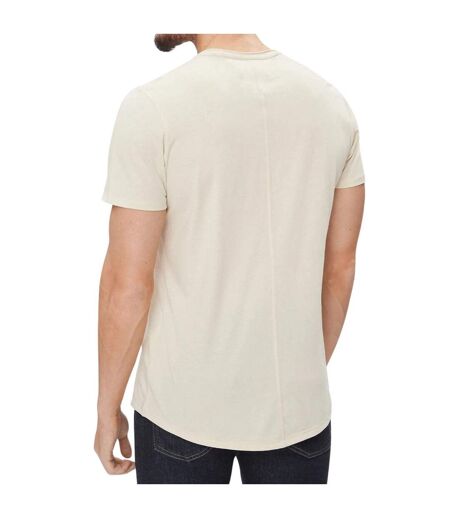 T-shirt Motif/style Logo Homme Beige Tommy Jeans