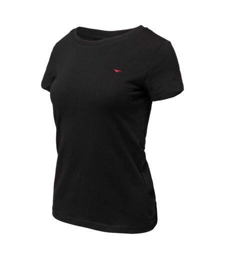T-shirt Manches Courtes Playo Femme Noir Hi-Tec