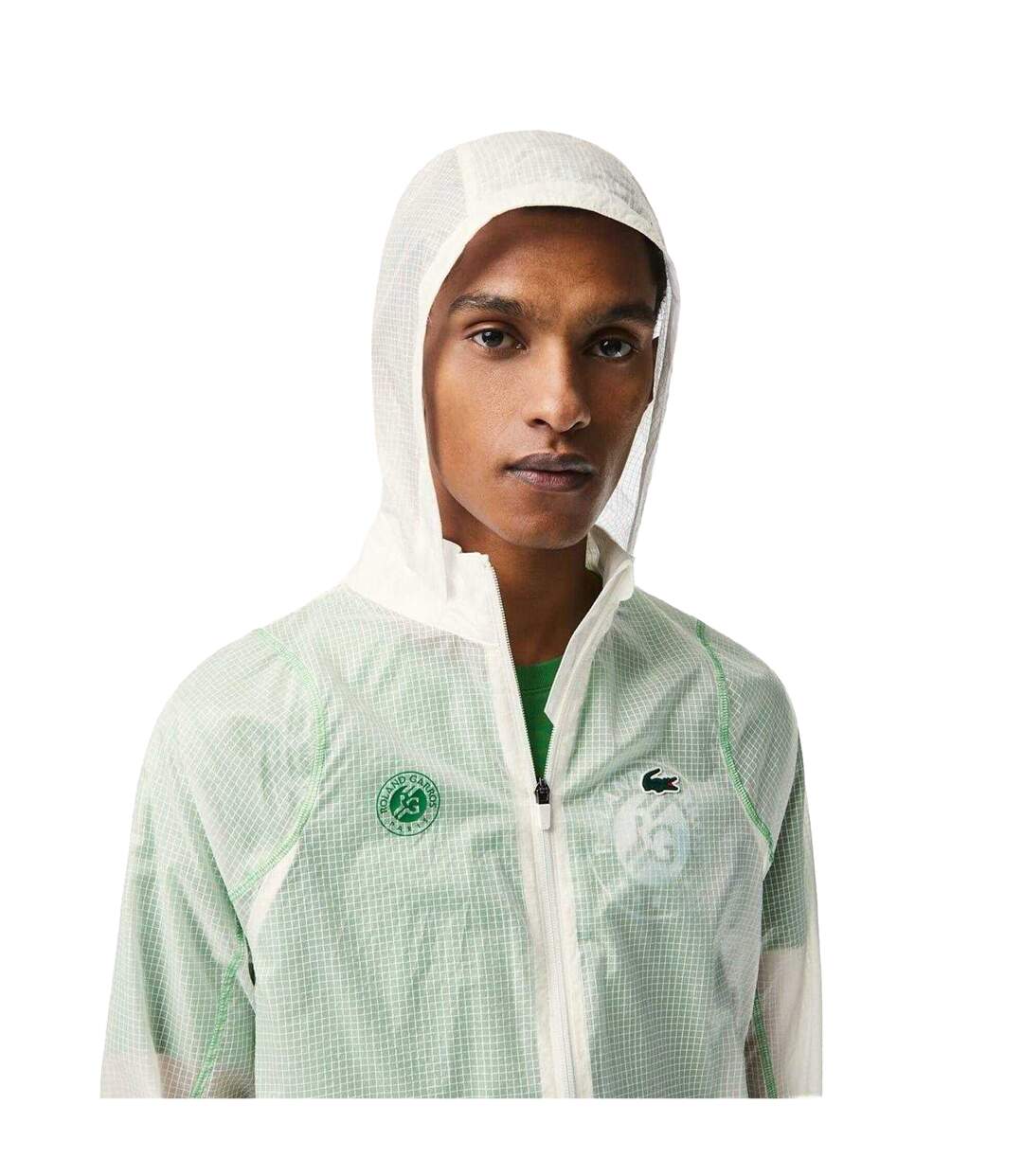 Veste À Capuche Roland Garros Homme Estragon Lacoste-3
