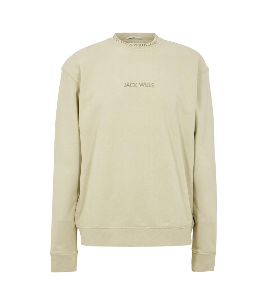 Mens Jacquard Crew Neck Sweatshirt Pistachio Jack Wills-2
