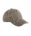 Casquette Motif/style À Carreaux Marron Clair À Carreaux Beechfield-1