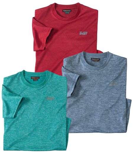 Lot de 3 Tee-Shirts Flammés 