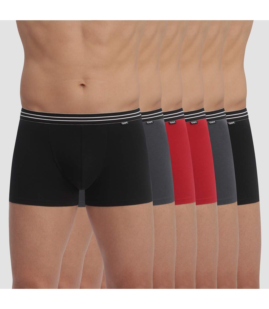 Lot de 6 Boxers Coton Respirant EcoDim-1